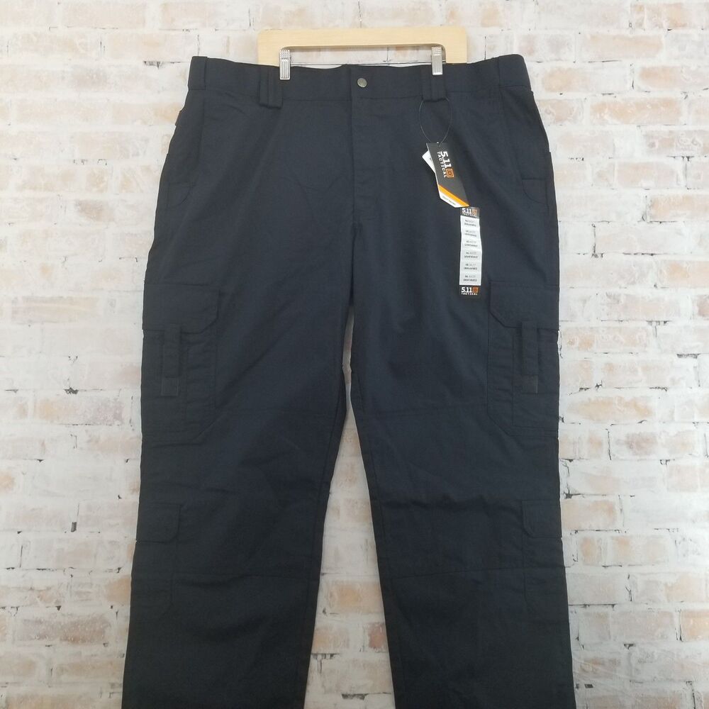 NWT 5.11 Tactical Taclite EMS Pants Blue Size 46 Unhemmed Inseam Police/Fire